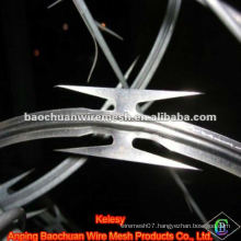 Galvanized Concertina Blade barbed wire with high quality in store